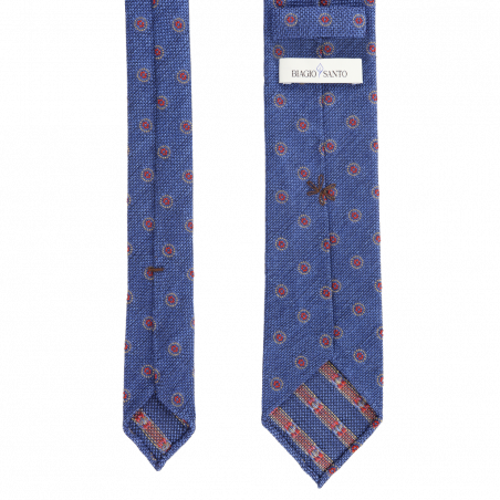 Medaglione su garza Azzurra Medaglione su garza Azzurra