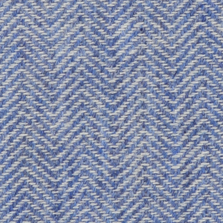 Cashmere herringbone blue