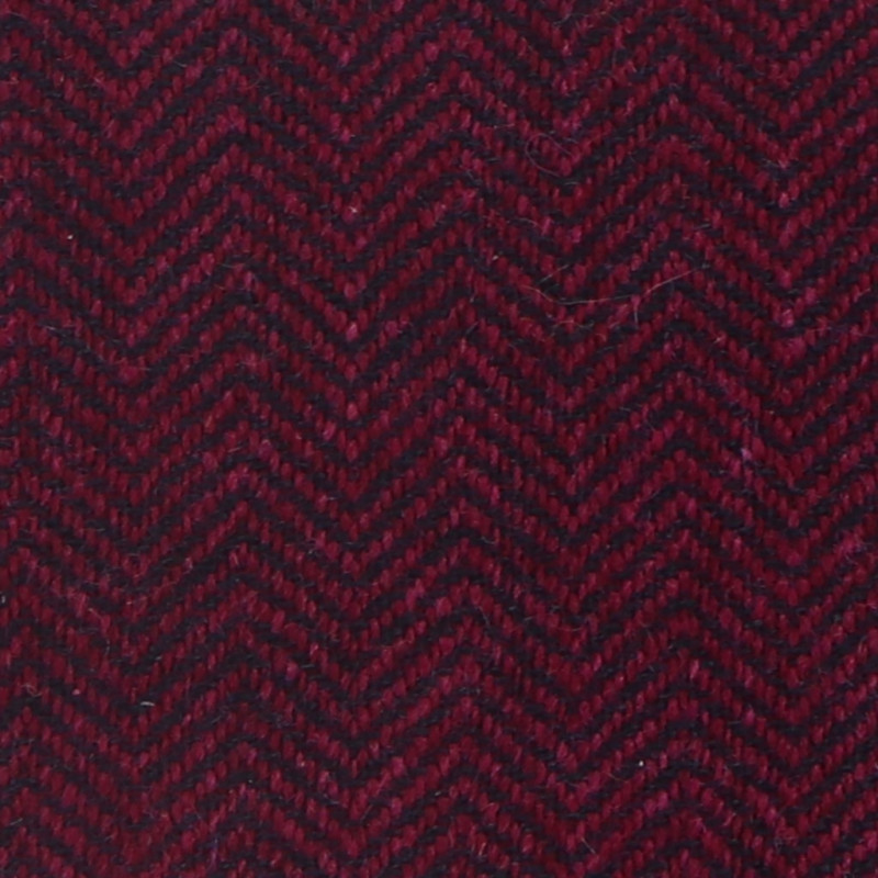 Cashmere herringbone burgundy