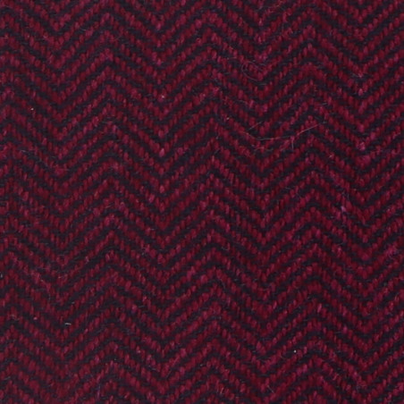 Cashmere herringbone burgundy