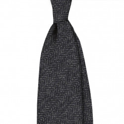 Cashmere herringbone grey