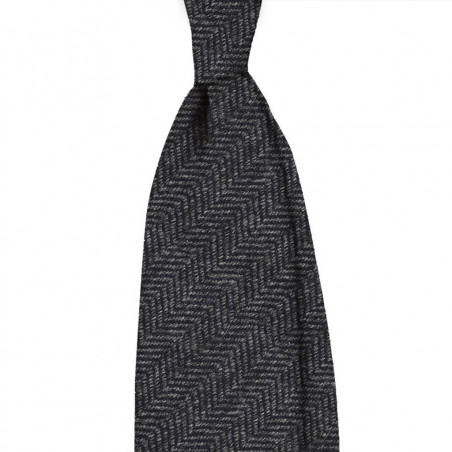 Cashmere herringbone grey