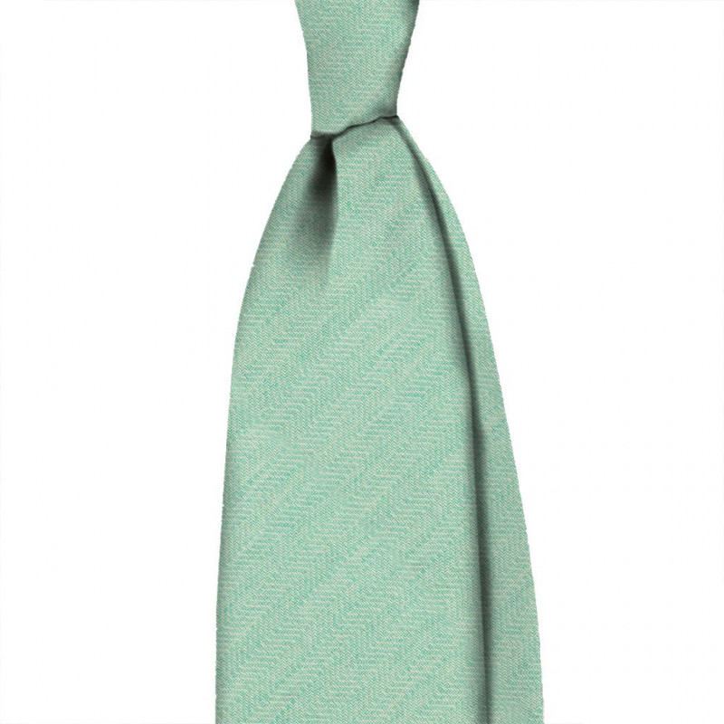 Cashmere herringbone mint