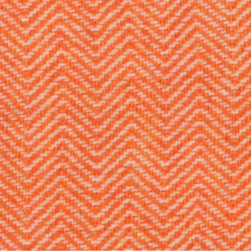 Cashmere arancio spigato