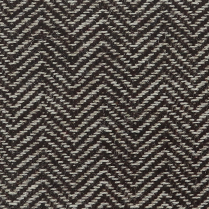 Cashmere herringbone white-brown