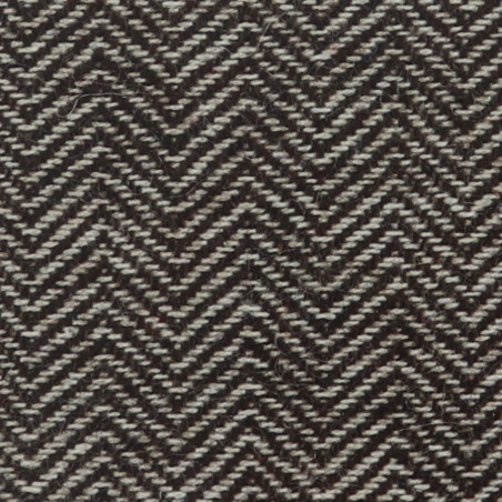 Cashmere herringbone white-brown
