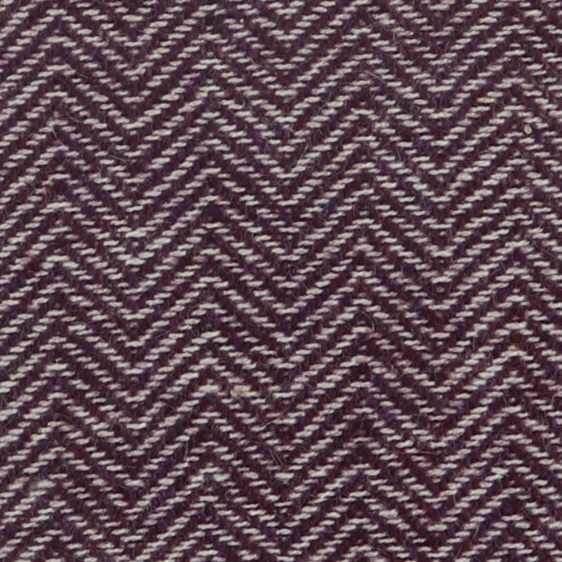 Cashmere herringbone white-burgundy
