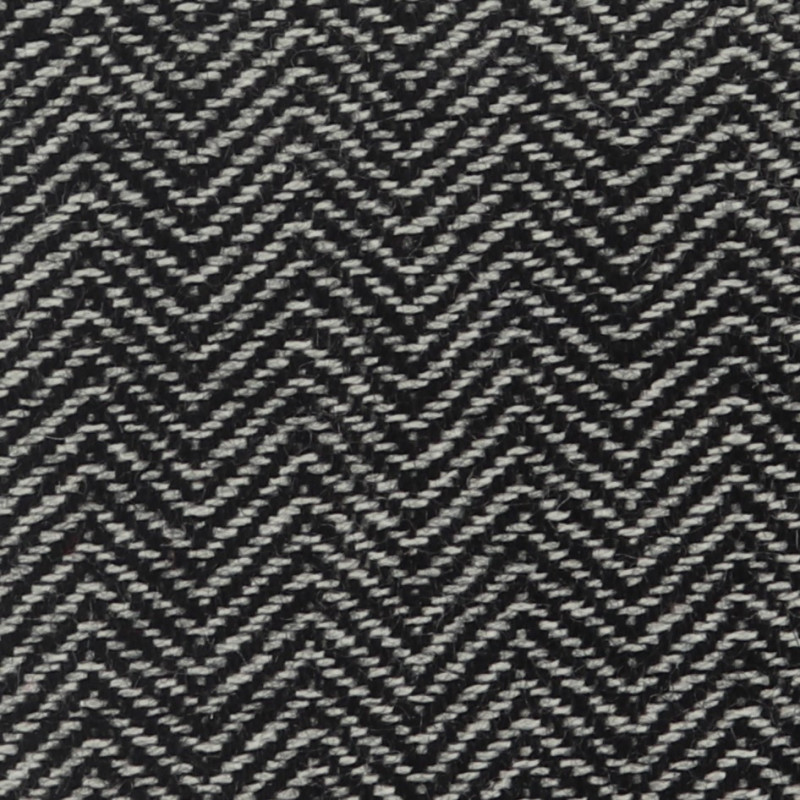 Cashmere herringbone white black