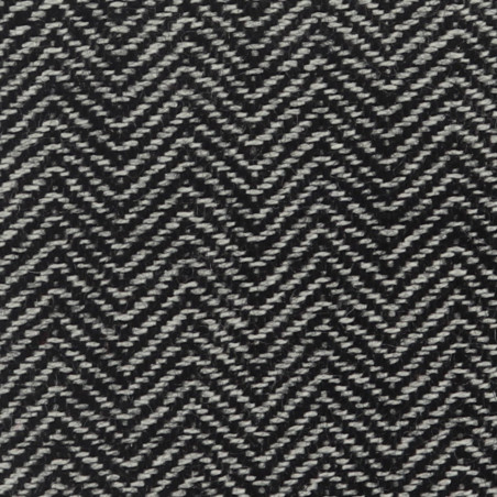 Cashmere herringbone white black
