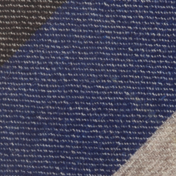 Brown cashmere block stripes 2