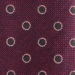 Medaglione su garza Burgundy 2
