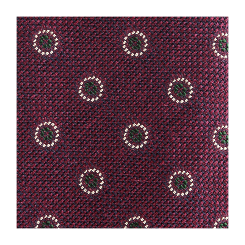 Burgundy grenadine medallion