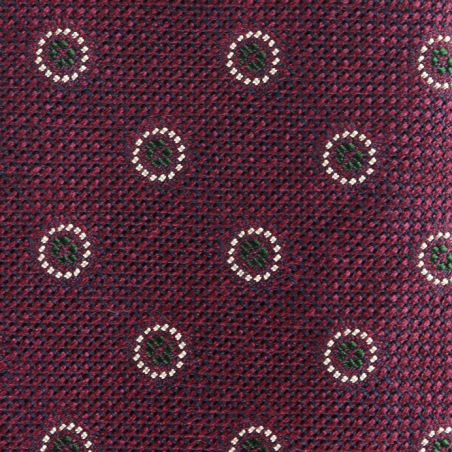 Burgundy grenadine medallion