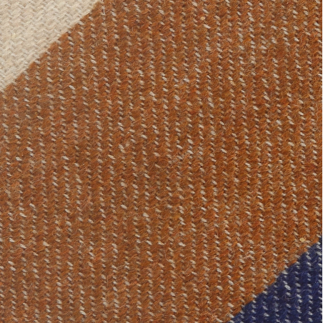 Cashmere marroncino a righe larghe