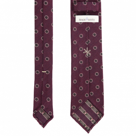 Burgundy grenadine medallion