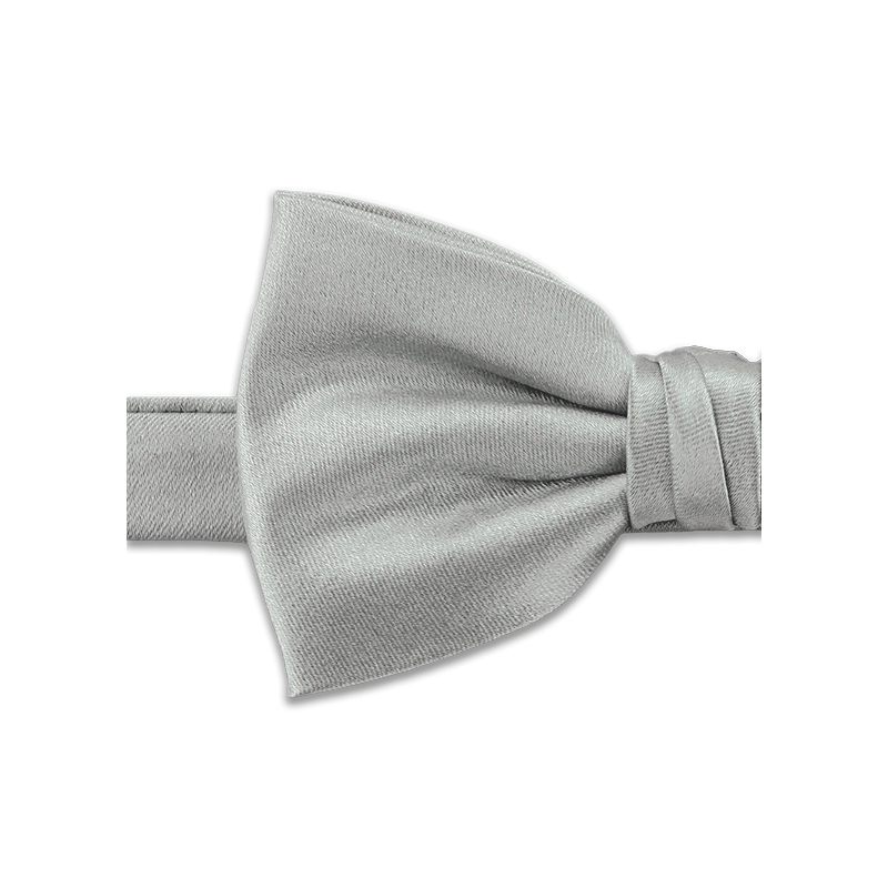 Papillon annodato Grigio perla