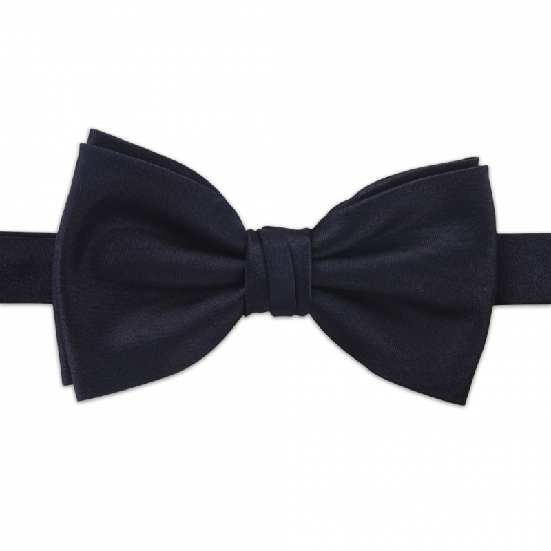 Pre-tied Navy bow tie