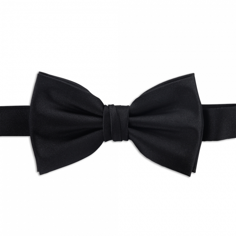 Pre-tied Black bow tie