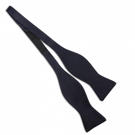 Navy self bow tie