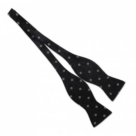 Papillon nero a fiori