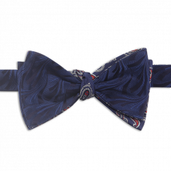 Papillon double face Blu