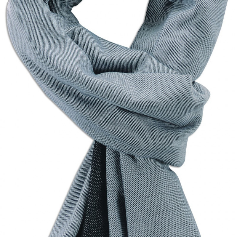 Light blue & Navy cashmere Scarf Light blue & Navy cashmere Scarf