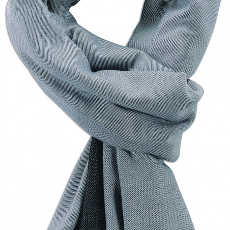 Light blue & Navy cashmere Scarf Light blue & Navy cashmere Scarf