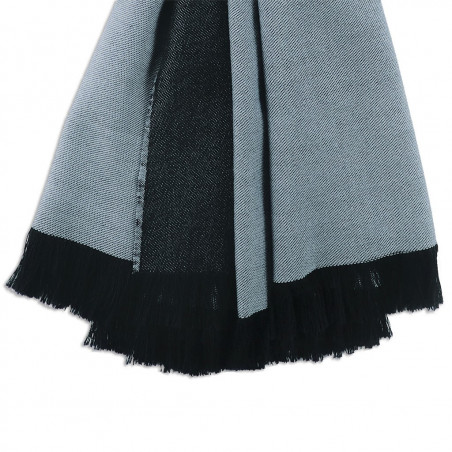 Light blue & Navy cashmere Scarf Light blue & Navy cashmere Scarf