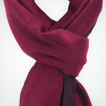 Magenta & Navy cashmere Scarf Magenta & Navy cashmere Scarf