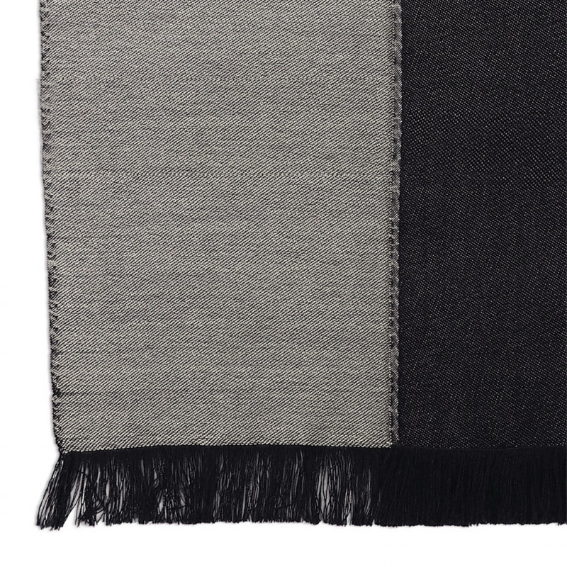 Sciarpa cashmere Argento & Navy Sciarpa cashmere Argento & Navy