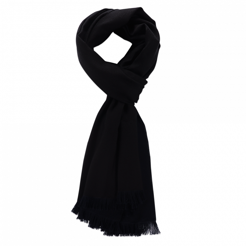 Black & Navy cashmere Scarf