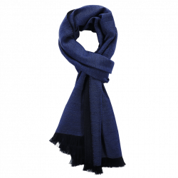 Jeans & Navy cashmere Scarf