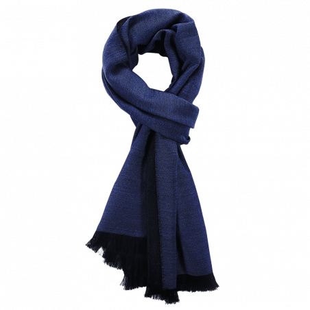 Jeans & Navy cashmere Scarf