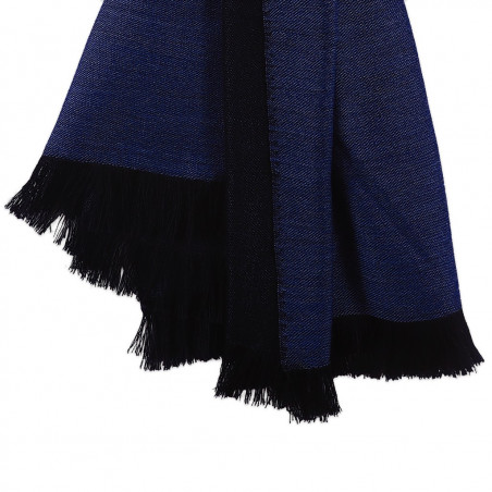 Jeans & Navy cashmere Scarf