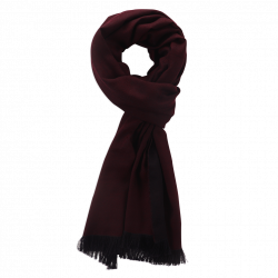 Bordeaux & Navy cashmere Scarf