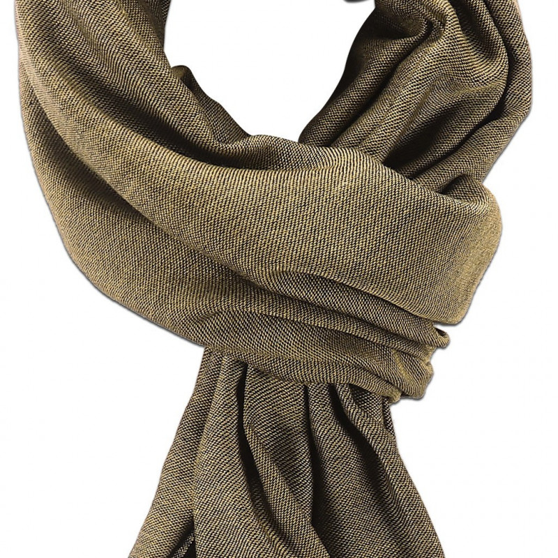 Dark beige & Navy cashmere Scarf
