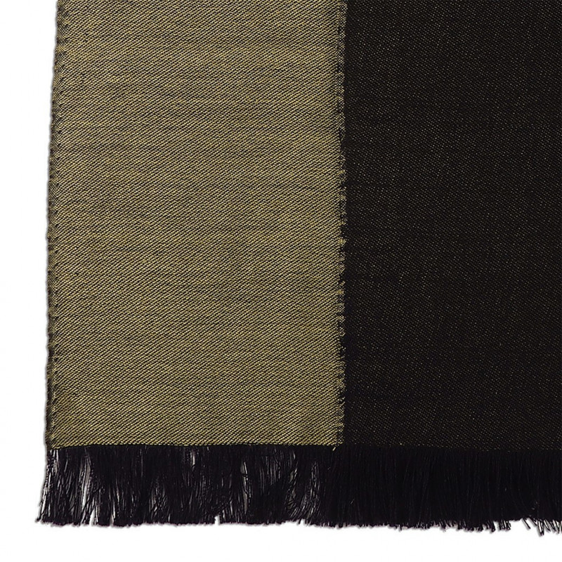 Dark beige & Navy cashmere Scarf