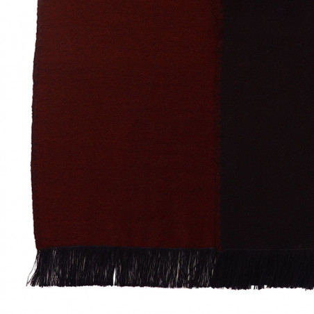 Sciarpa cashmere Mattone & Navy