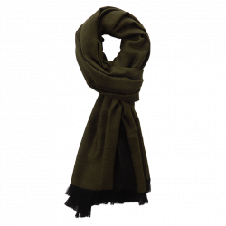 Brown & Navy cashmere Scarf