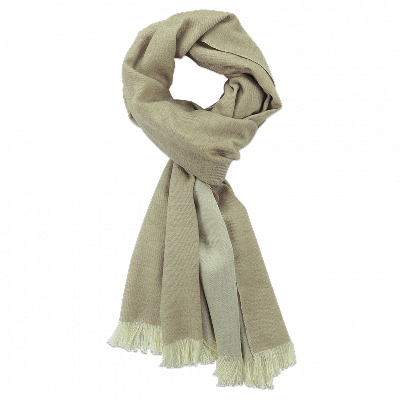 Beige & Cream cashmere Scarf