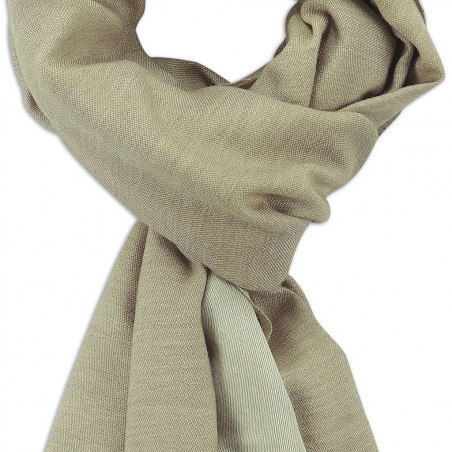 Sciarpa cashmere Beige & Crema