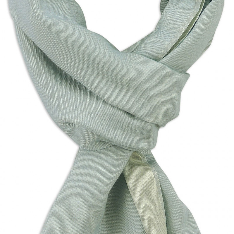 Sciarpa cashmere Celeste & Crema