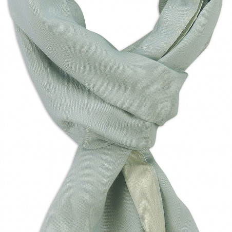 Sciarpa cashmere Celeste & Crema