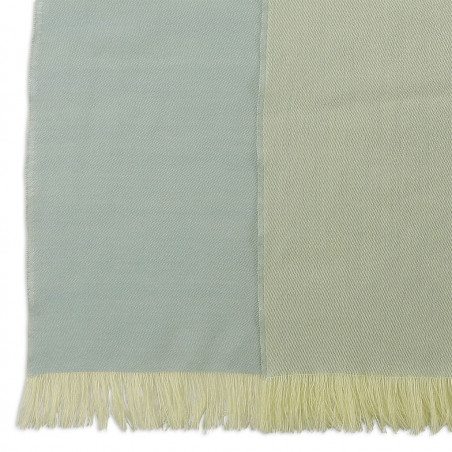 Sciarpa cashmere Celeste & Crema