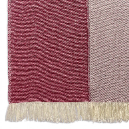 Magenta & Cream cashmere Scarf Magenta & Cream cashmere Scarf