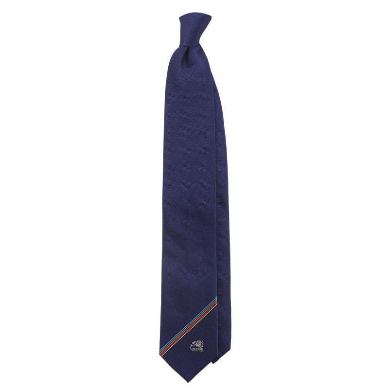 Cravatta Blu Zebre Rugby