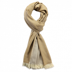 Sciarpa cashmere Sabbia & Crema