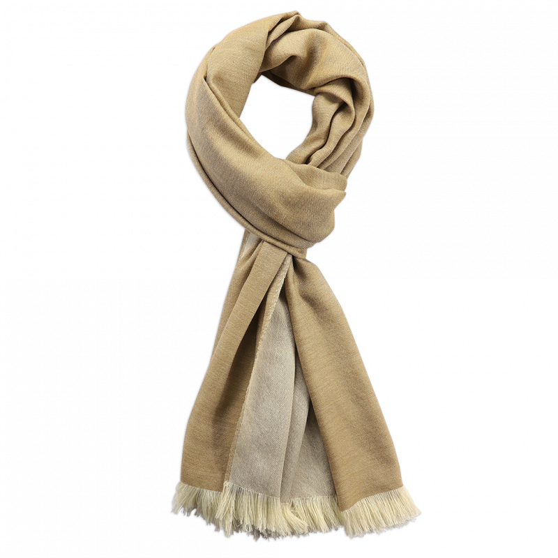 Sand & Cream cashmere Scarf