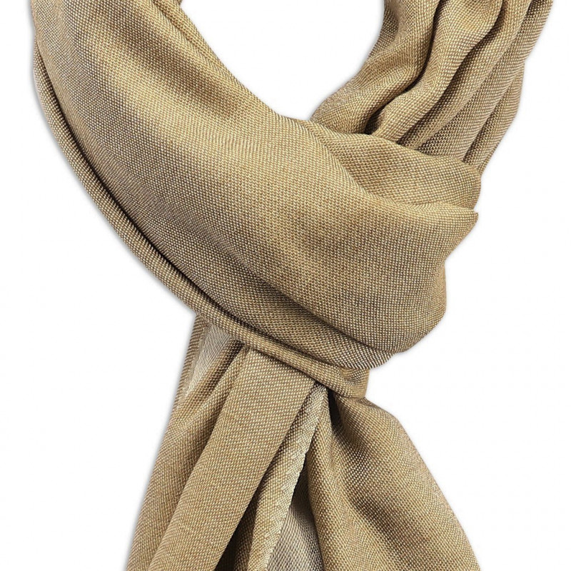 Sciarpa cashmere Sabbia & Crema