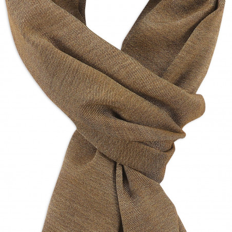 Light Brown & Cream cashmere Scarf Light Brown & Cream cashmere Scarf